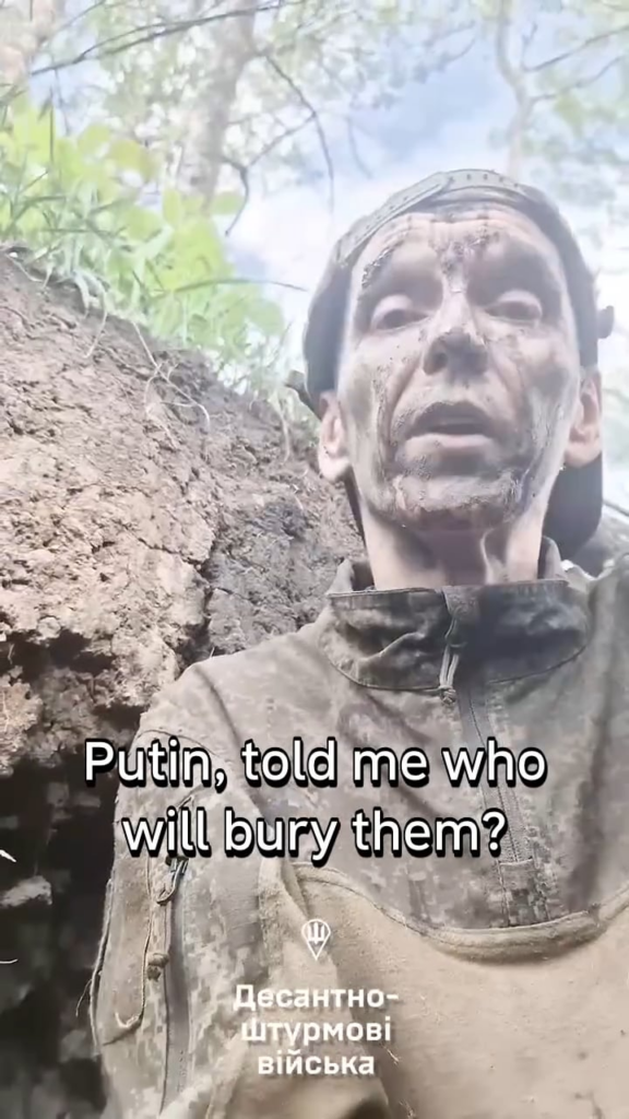 ロシアの兵士は突然、戦争がどれほど役に立たないか（eng.subs）
