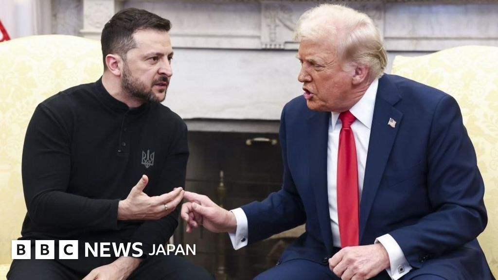 ゼレンスキー氏と欧州首脳ら、米ホワイトハウスへ　ウクライナでの戦争についてトランプ氏と協議 - BBCニュース