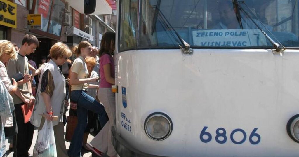 Osijek：臭い乗客はもはや路面電車に行くことができなくなります