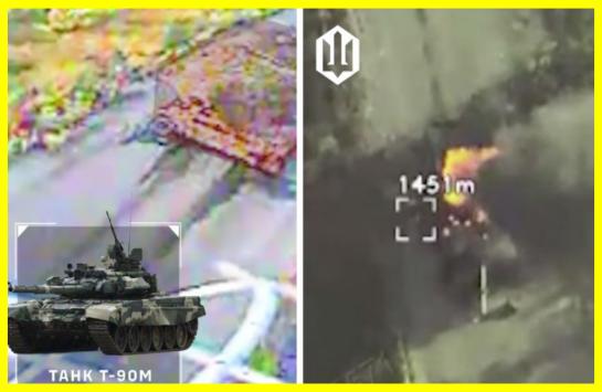 ウクライナ軍は再びロシアの最も近代的で高価な450万ドルの「ブレークスルー」T-90mタンクを破壊することができました
