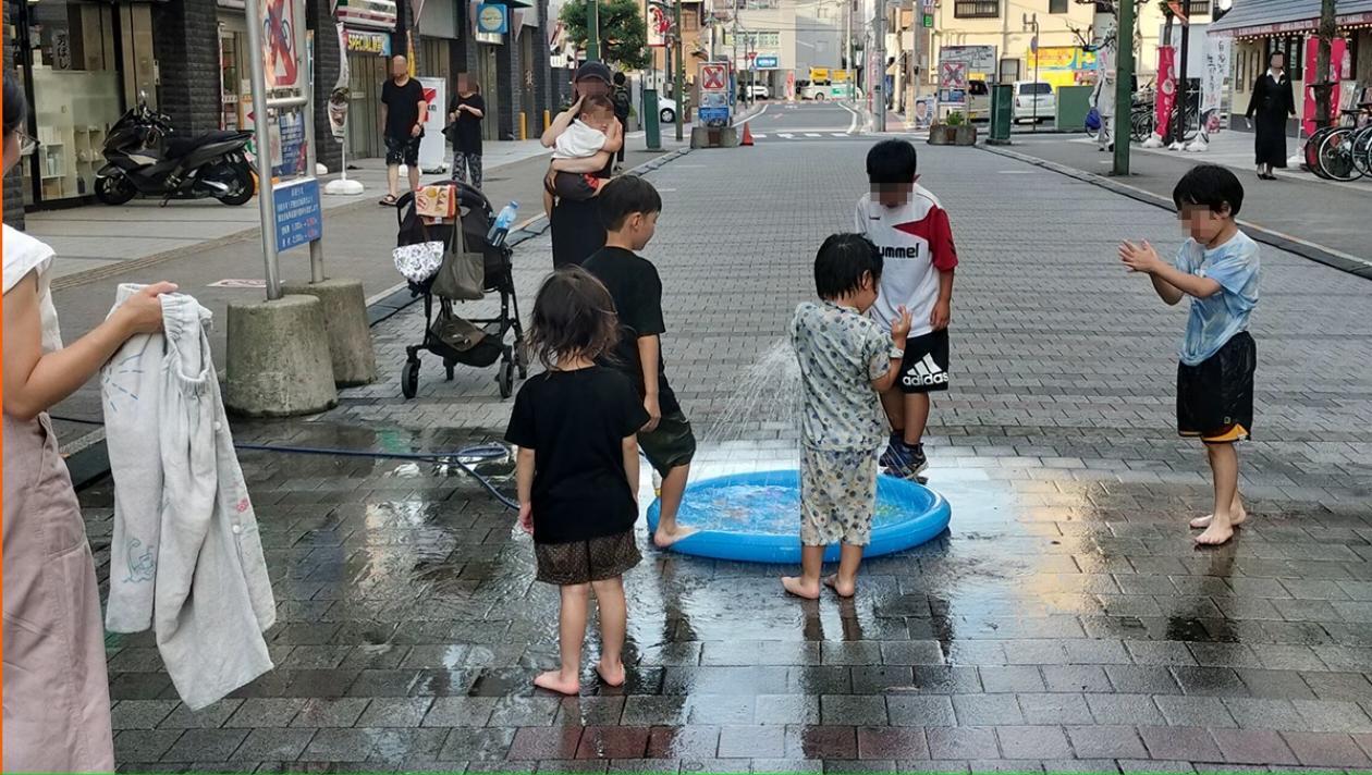 主催の方からの提供画像：「噴水プール」の様子