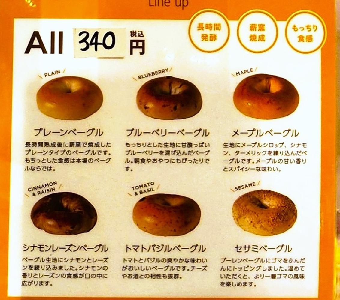 わかりやすい「商品ラインナップ」。