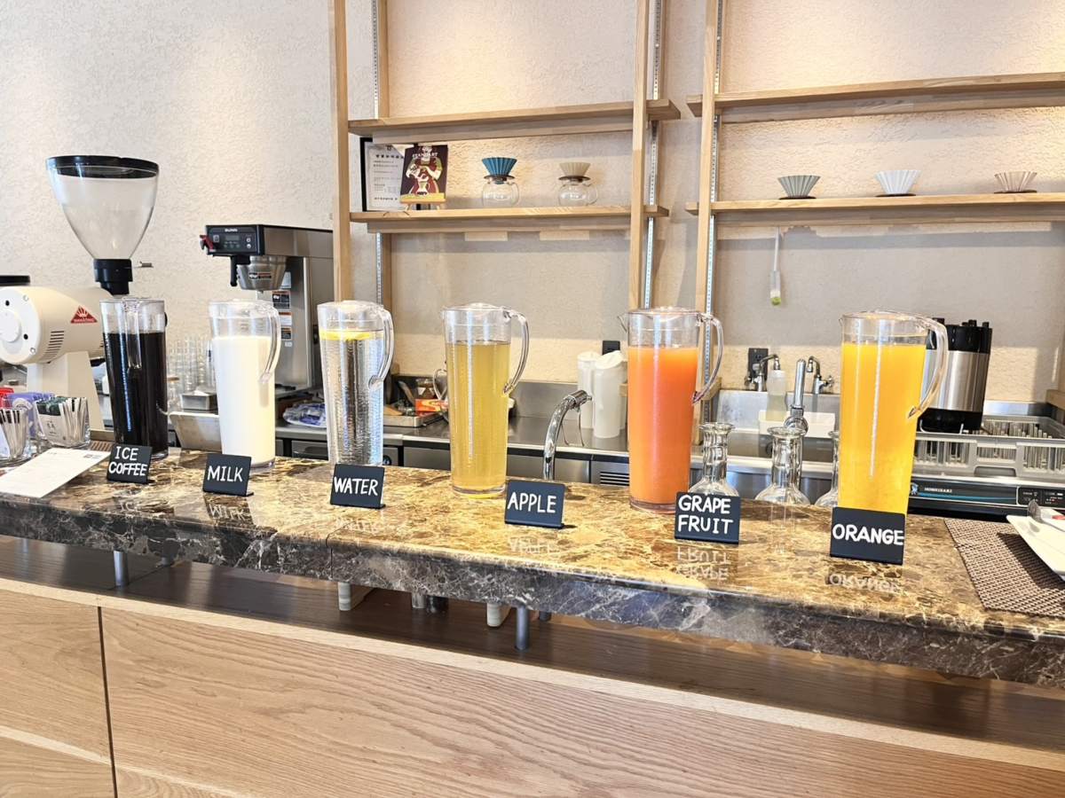 ドリンクの種類も豊富！