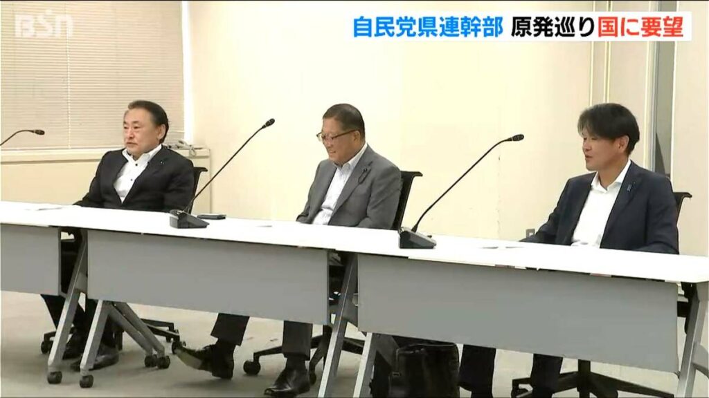 柏崎刈羽原発巡り 自民党 新潟県連幹部が安全対策や立地地域の振興策などを国に要望 | 新潟のニュース・天気｜BSN NEWS｜BSN新潟放送 - TBS NEWS DIG