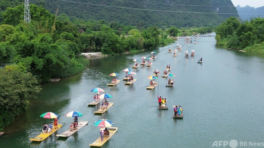 中国 この夏は「ぐうたらレジャー」が人気　写真1枚　国際ニュース：AFPBB News
