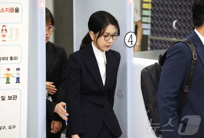 韓国のユン・ソンニョル（尹錫悦）前大統領の妻キム・ゴニ（金建希）氏(c)news1