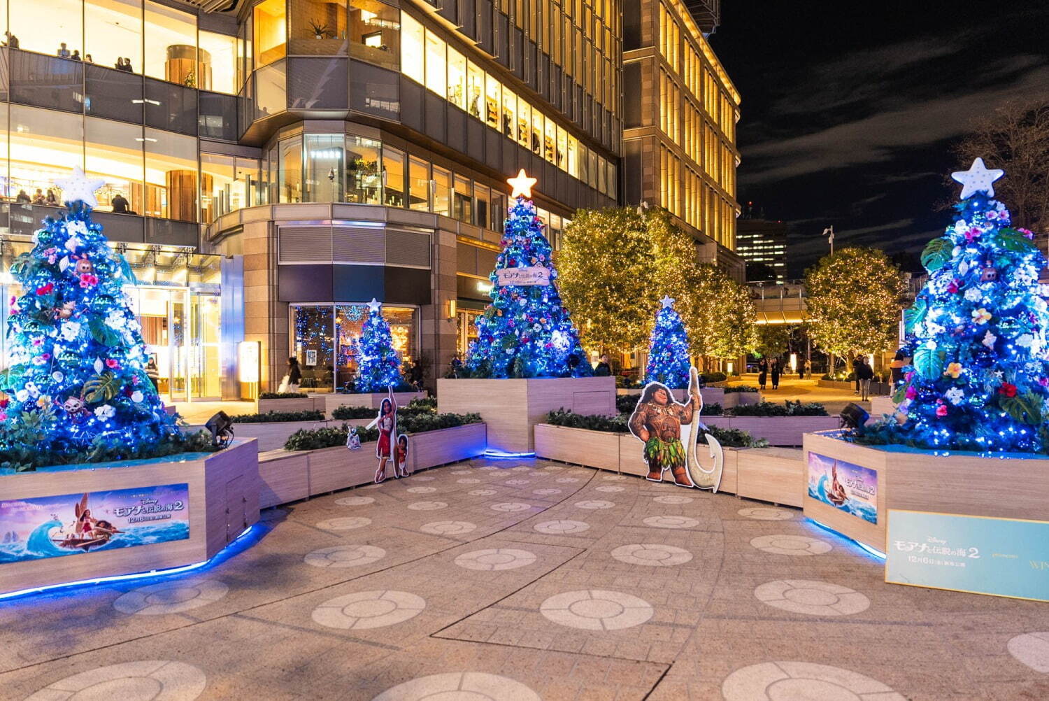 【東京・東京ミッドタウン日比谷】『モアナと伝説の海2』イルミネーション