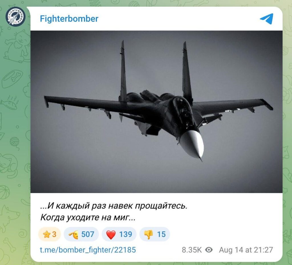 FighterBomber Z-Channelは、SU-30SM航空機の損失を確認します