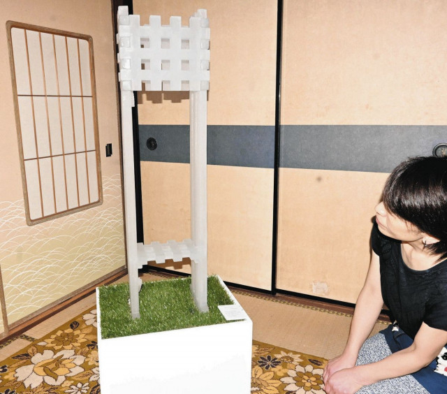 見上げてごらん 透明感　白山・相滝 作家・高橋さんガラス展