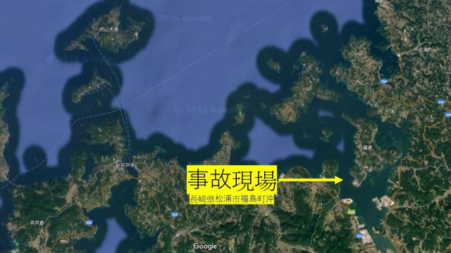 流された網を拾うため 救命胴衣を脱いで海に飛び込む　68歳の男性が溺死　長崎県松浦市の沖合