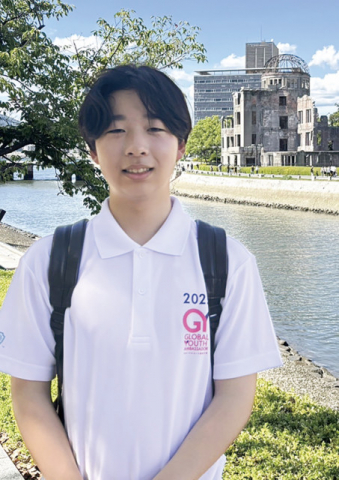 大磯町長尾さん 平和訴える国連大使に 広島でドイツ学生と研修〈平塚市・大磯町・二宮町・中井町〉