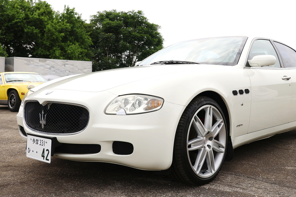 大貴族号こと、清水草一が購入した5代目マセラティ・クアトロポルテ。