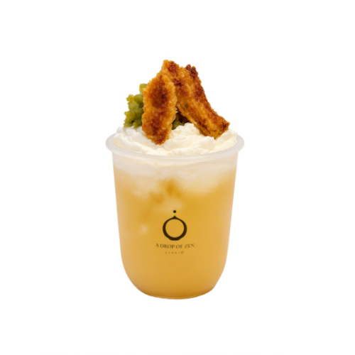 京都・錦市場にオープンしたドリンクスタンド「A DROP OF ZEN ヒトテキノ膳」のだしペチーノ「玉ねぎと九条ネギのグラニテ」