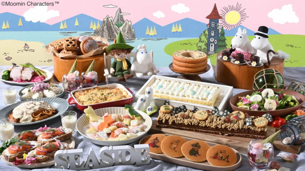 ムーミンのランチブッフェが広島初登場、北欧グルメにキャラクターあしらわれ