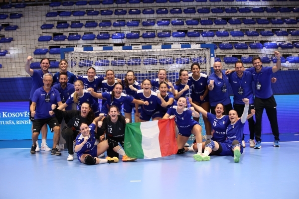 写真女子17歳欧州ハンドボール選手権2025決勝に進出したイタリア、写真出典=イタリアハンドボール協会