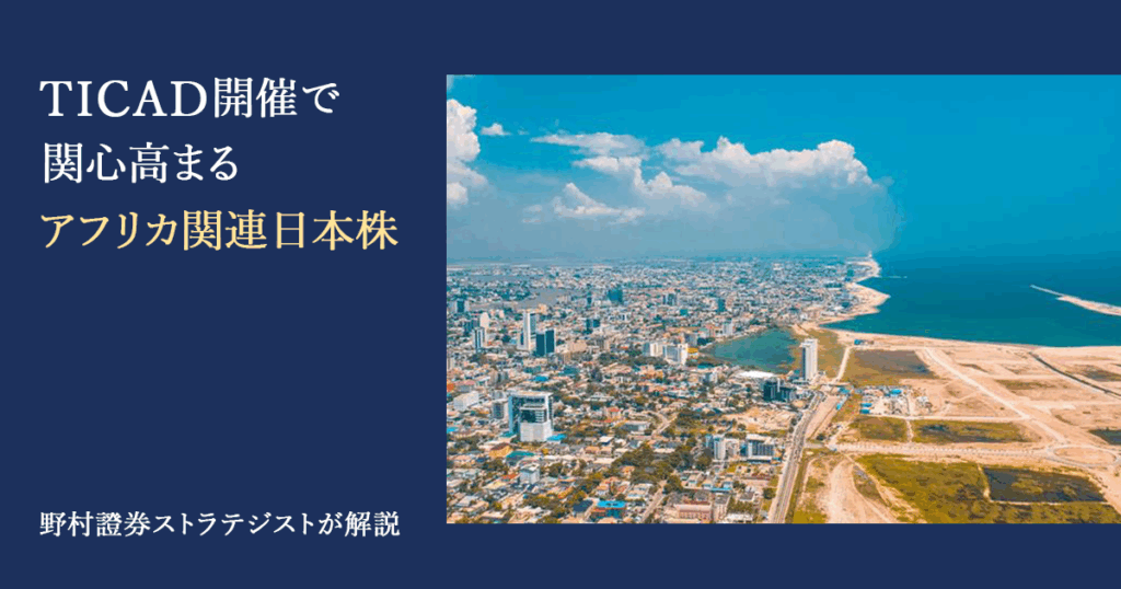 TICAD開催で関心高まるアフリカ関連日本株　野村證券ストラテジストが解説 | NOMURA ウェルスタイル – 野村の投資＆マネーライフ