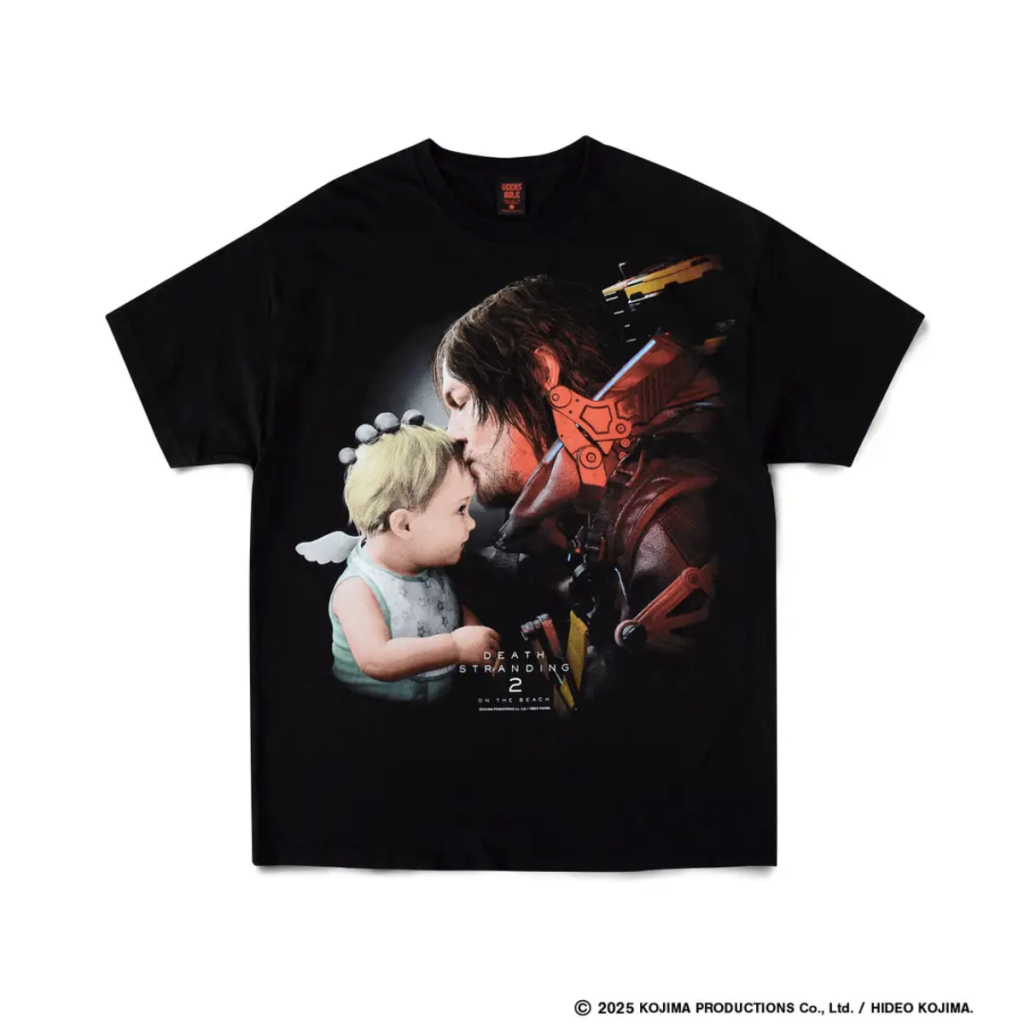 DEATH STRANDING 2: ON THE BEACH× GEEKS RULE 15 SILKSCREEN PRINTING SS T SHIRT