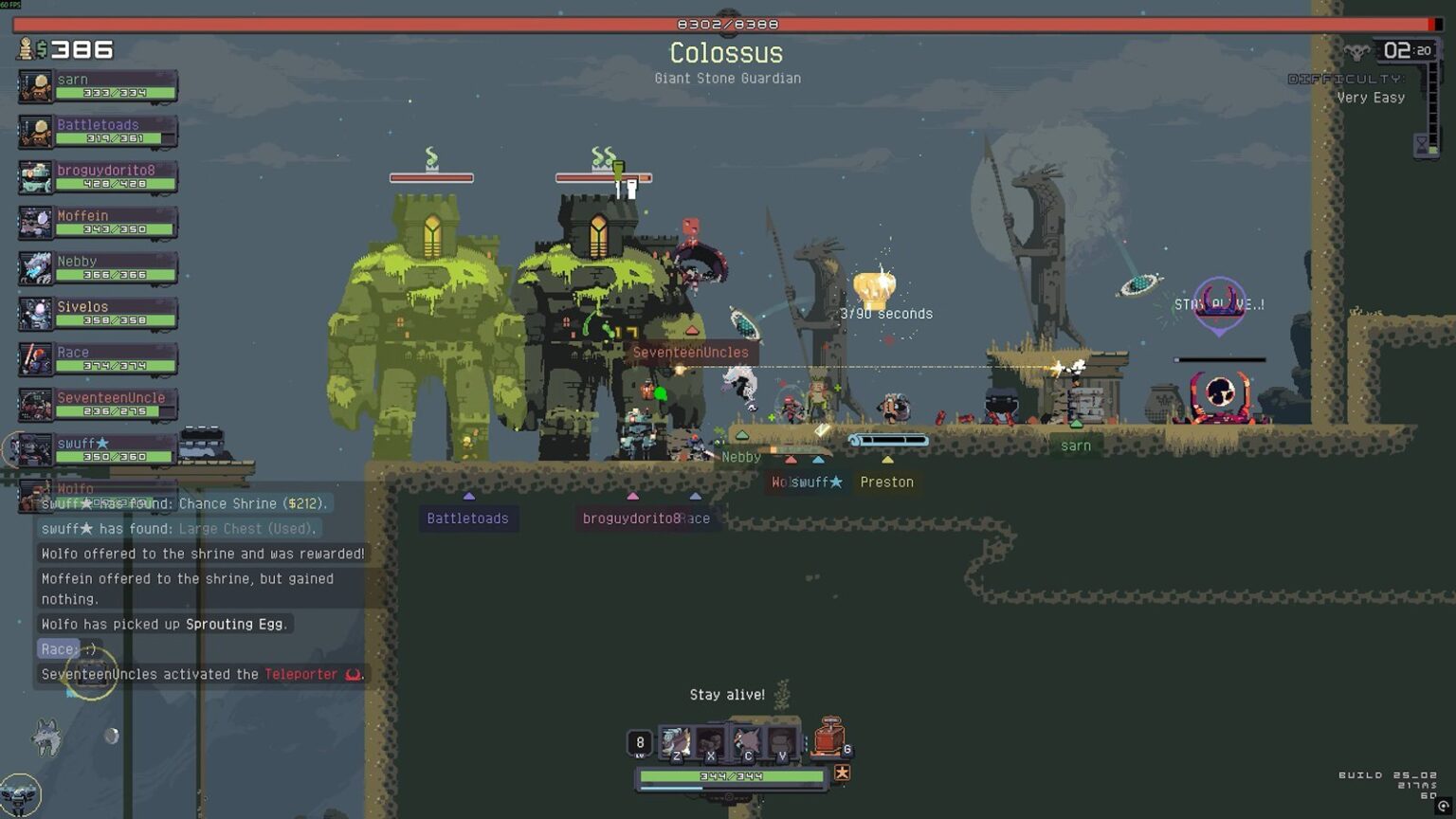 過酷惑星ローグライク『Risk of Rain Returns』に突如アプデ配信、なんと“最大32人マルチ”に対応。「不具合出るかも」だけど、とにかく大人数で遊べる – AUTOMATON 過酷惑星ローグライク『Risk of Rain Returns』に突如アプデ配信、なんと“最大32人マルチ”に対応。「不具合出るかも」だけど、とにかく大人数で遊べる - AUTOMATON