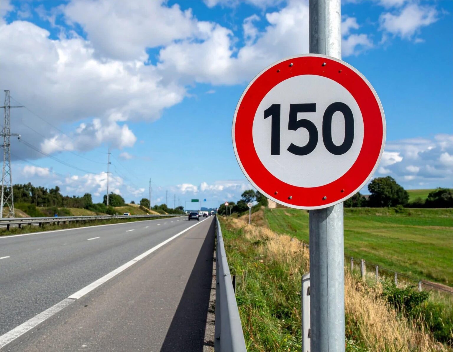 チェコ人は、高速道路の制限150 km/hで紹介しています