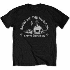 【予約商品】BRING ME THE HORIZON バンドTシャツ ユニセックス: Happy Song (Black) - BLACK