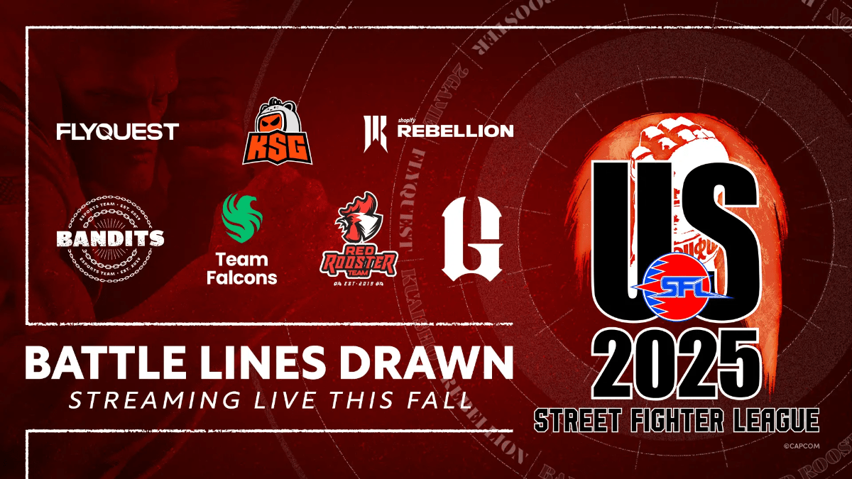 「ストリートファイターリーグ: Pro-US 2025」出場チーム