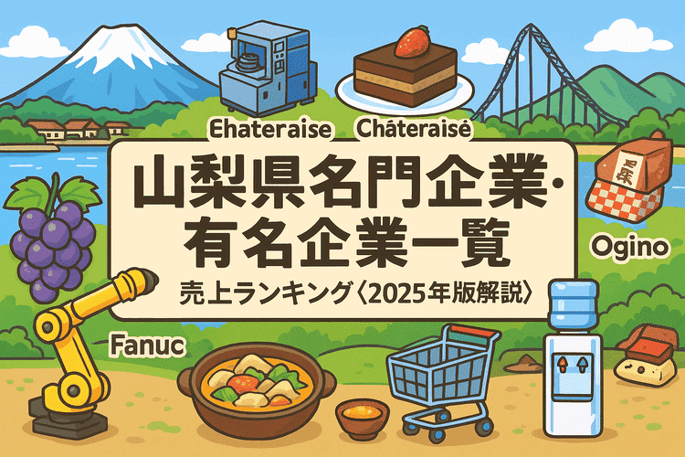 山梨県名門企業・有名企業一覧　売上ランキング〈2025年版解説〉