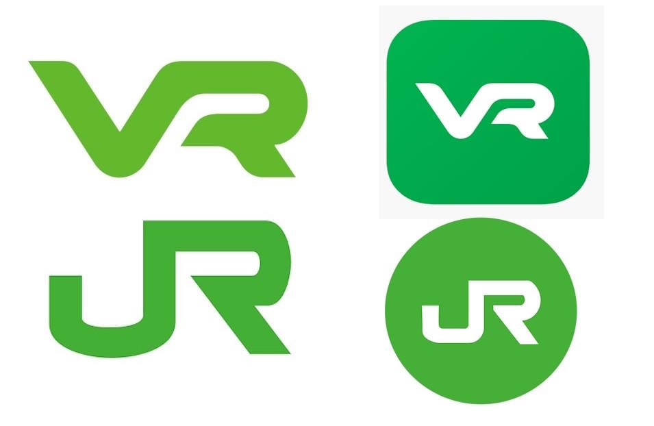 フィンランドのほぼ国営の鉄道会社 VR の商標は、JR の商標と似ているらしい