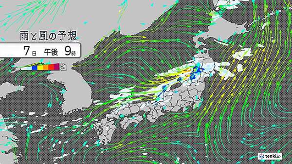 7日は東北日本海側で大雨 新潟県・石川県は線状降水帯発生か 関東から西は猛暑 - au Webポータル