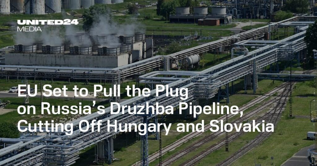 EUは、ロシアのDruzhba Pipelineのプラグを引っ張り、ハンガリーとスロバキアを遮断するように設定されています