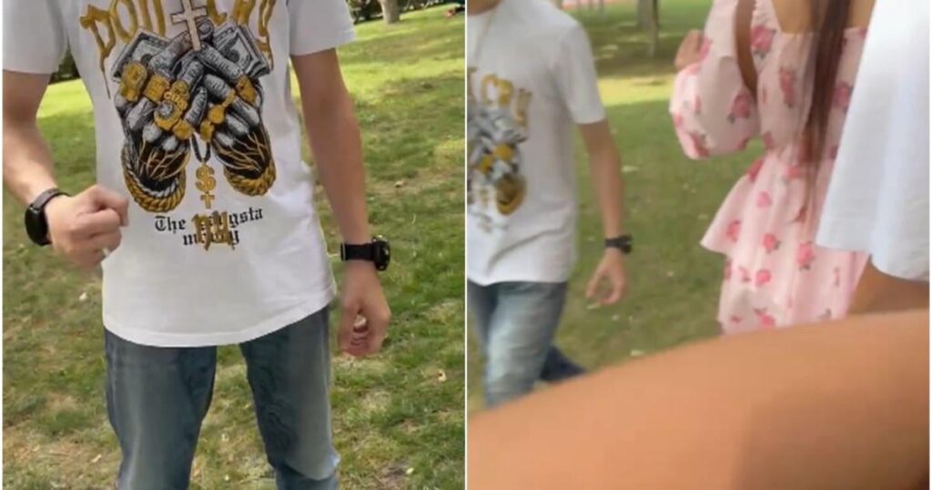 首都の公園のパートナーに同意した若い女性。 「彼は叫んで助けを求めていましたが、誰も助けたくありませんでした。」排他的な証言