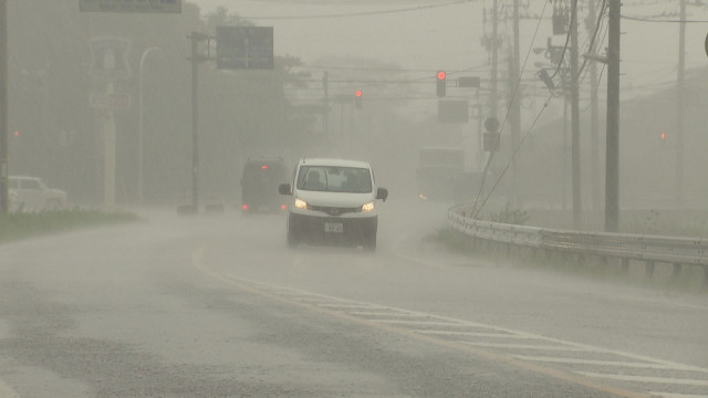 台風15号は5日昼前から夕方にかけ県内に最接近か 5日午前中は激しい雨に注意を