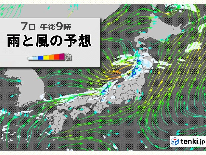 明日7日は北海道や東北、北陸で警報級の大雨の恐れ　関東から九州は厳しい残暑に警戒