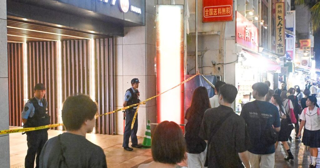 国際通り騒然、ホテルで父親刺され死亡　「叫び声聞こえず」家族で宿泊か　沖縄 - 琉球新報デジタル