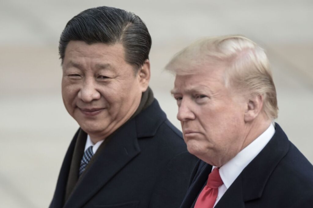 トランプ米大統領と中国の習主席、電話会談を開始－CCTV - Bloomberg