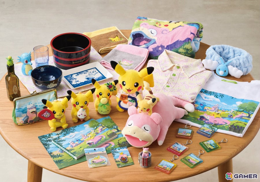 「ポケモンセンターカガワ」グランドオープン日が10月24日に決定！ヤドン＆ピカチュウのぬいぐるみ、うどん桶など記念グッズが一挙公開の画像