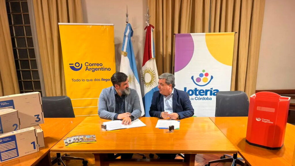 La Lotería de Córdaba suma servicios postales en sus agencias tras un convenio con el Correo Argentino |ヨゴネット ラテンアメリカ