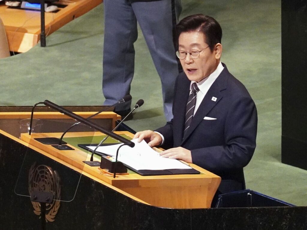 窮地で「反米」に活路求めだした李在明の危険な賭け、国連総会でトランプをあてこすり、トランプ主催の晩餐会も欠席(1/4) | JBpress (ジェイビープレス)