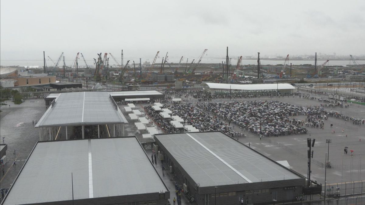 【速報】万博4日（木）一般来場者は13.8万人　5日（金）台風15号接近も“通常通り営業”