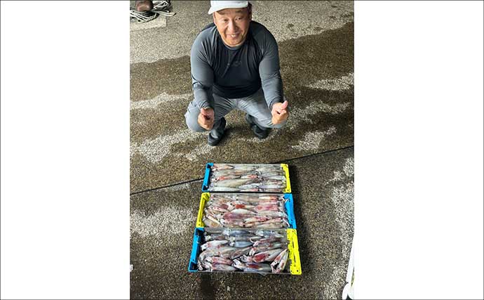 【沖釣り釣果速報】富山湾のアカムツ便で手堅くヒット！福井沖ではマイカ狙いのイカメタルで竿頭76匹も（北陸）