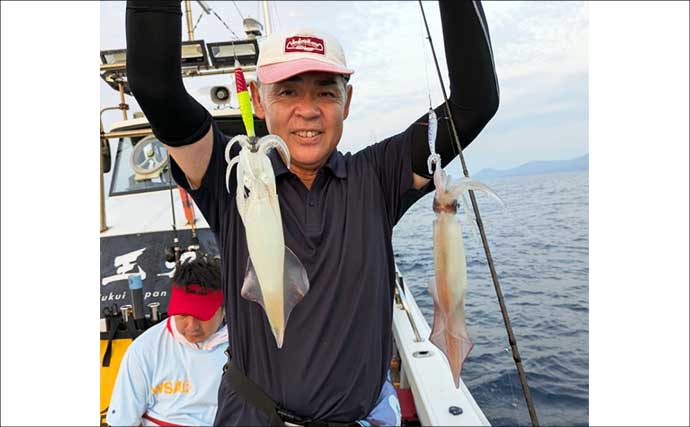 【沖釣り釣果速報】富山湾のアカムツ便で手堅くヒット！福井沖ではマイカ狙いのイカメタルで竿頭76匹も（北陸）
