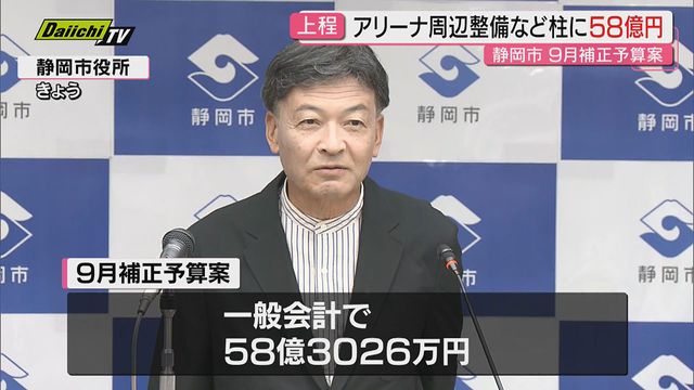 東静岡駅・アリーナ連絡歩行者用デッキ整備費など盛り込んだ58億円規模の静岡市9月補正予算案発表（Daiichi-TV（静岡第一テレビ）） - Yahoo!ニュース - Yahoo!ニュース