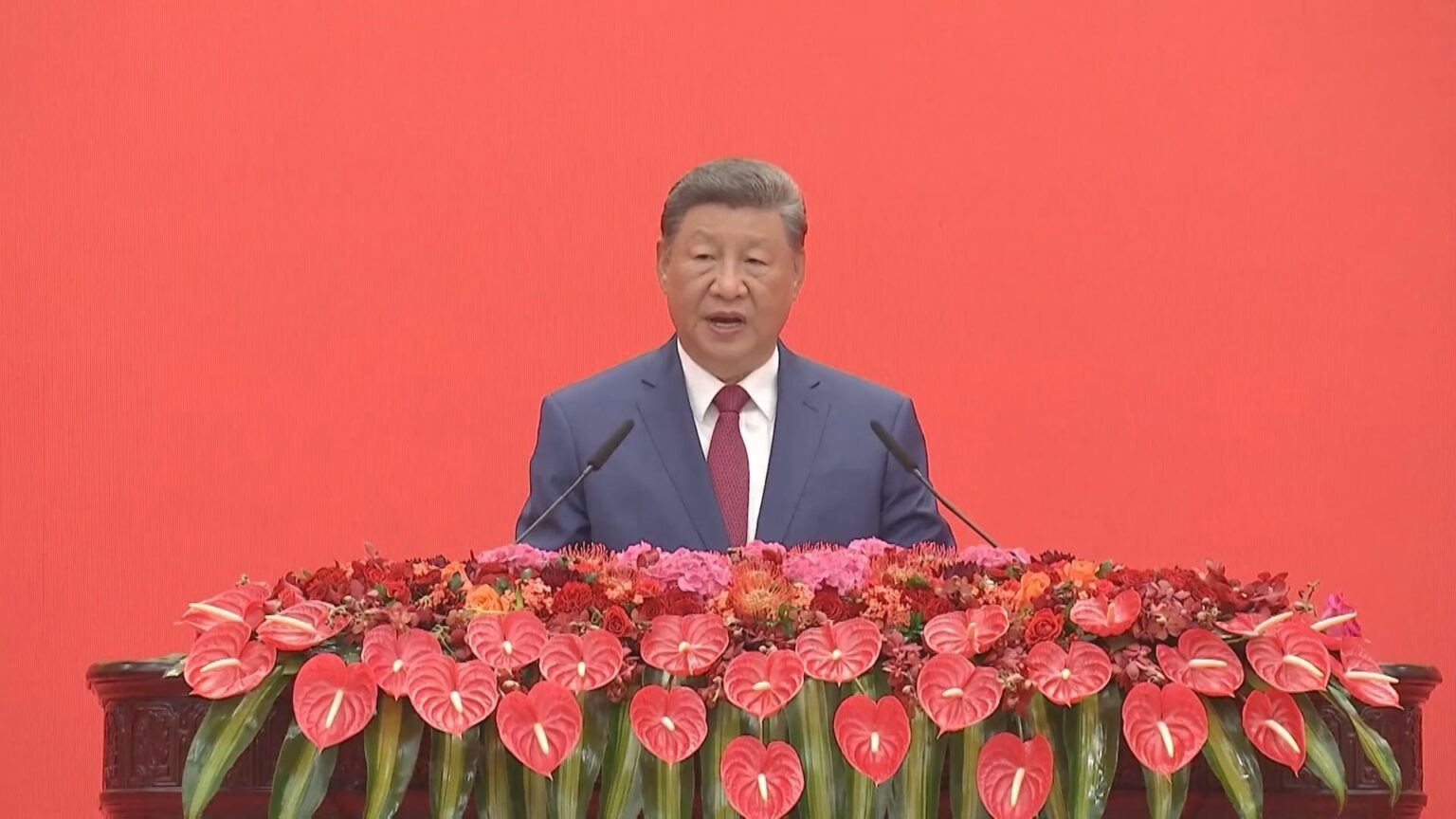 中国・習近平国家主席　記念レセプションで重要講話　「弱肉強食のジャングルの法則に戻ることがあってはならない」（TBS NEWS DIG Powered by JNN）