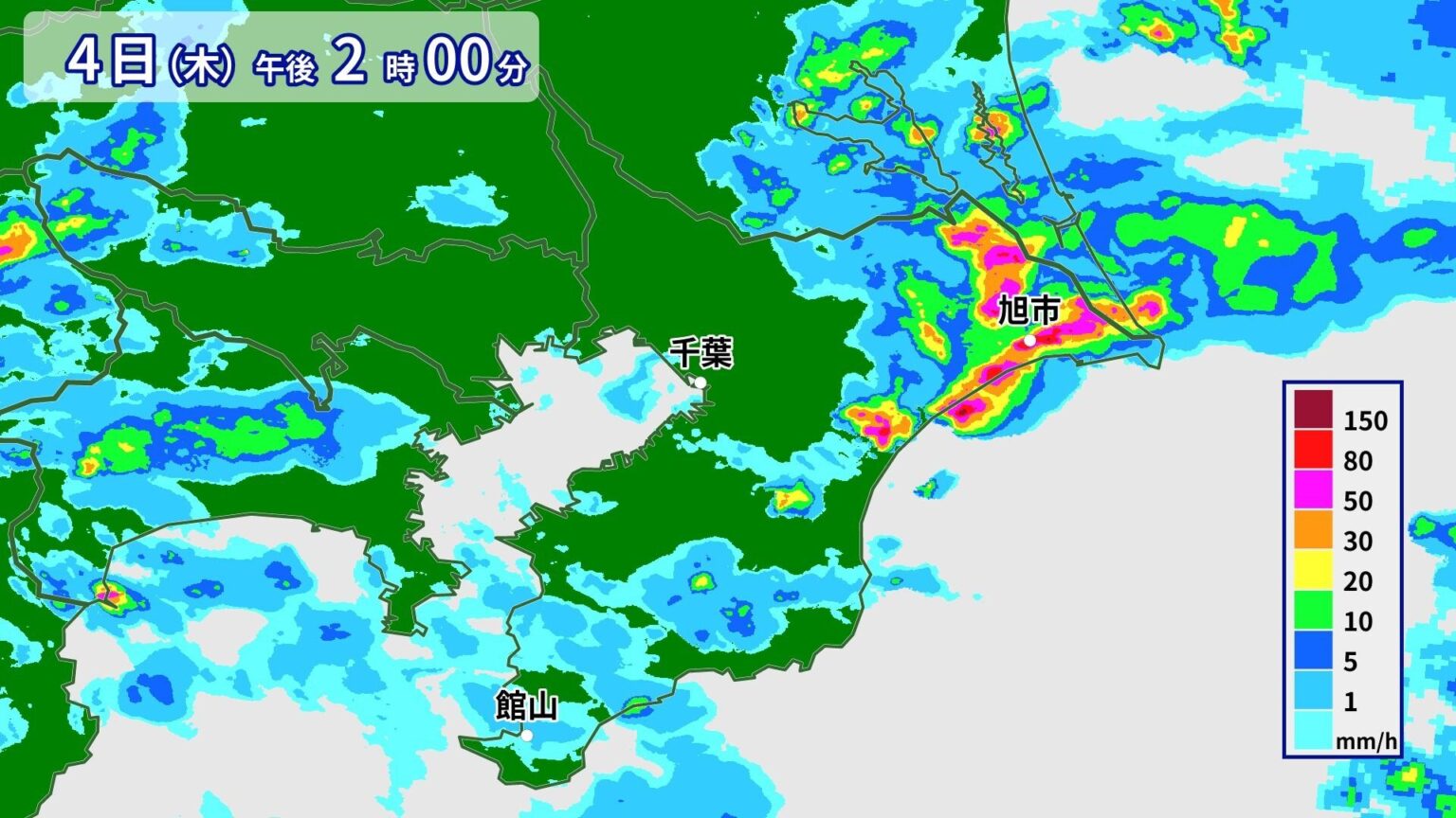 千葉県で1時間に約100ミリの猛烈な雨 記録的短時間大雨情報（ウェザーマップ） - Yahoo!ニュース