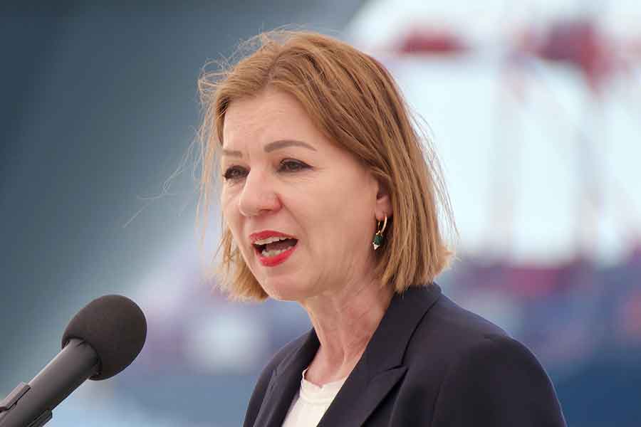 ペトラ・ジグムント駐日ドイツ連邦共和国特命大使【写真：Aflo】