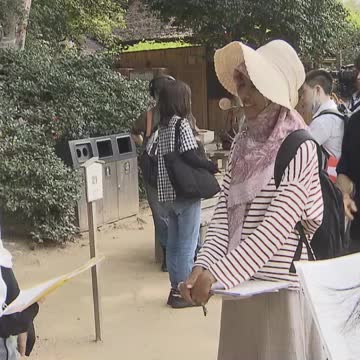 岡山へのインバウンドが急増！岡山後楽園で大学生が英語で観光ガイド体験 外国人の反応は？【岡山】（OHK岡山放送） - Yahoo!ニュース - Yahoo!ニュース