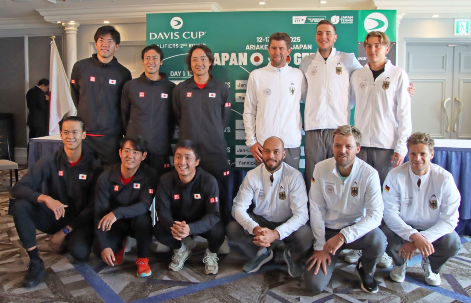 日本vsドイツ 国別対抗戦デビス杯2日目は13時開始、日本は0勝2敗で崖っぷち＜男子テニス＞（tennis365.net） - Yahoo!ニュース