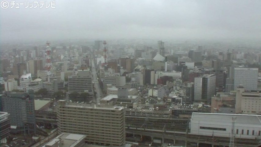前線の南下…大気の状態は非常に不安定　富山県南砺市に土砂災害警戒情報　【今後の雨と風 3時間ごとのシミュレーション】（チューリップテレビ） - Yahoo!ニュース