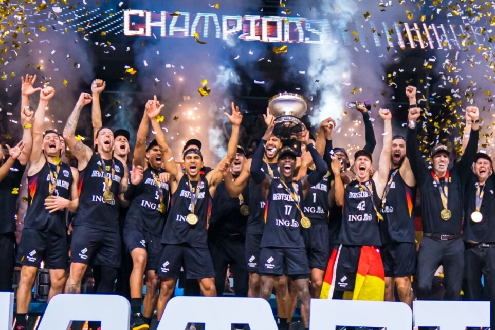 ドイツがユーロバスケット制覇！2023年W杯に続く栄冠、決勝弾のシュルーダーが大会MVPに【最終結果一覧】＜DUNKSHOOT＞（THE DIGEST） - Yahoo!ニュース - Yahoo!ニュース