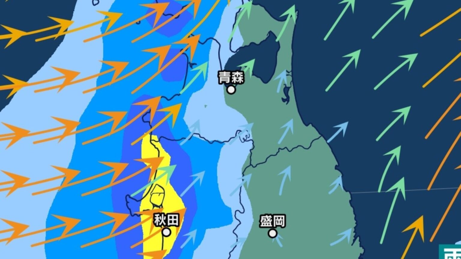 【大雨情報】青森県・津軽では明日17日に「警報級の大雨」の恐れも 前線や暖かく湿った空気の影響で大気の状態が非常に不安定に… 1時間の降水量が40ミリの予想も【雨と風の予想シミュレーションあり】（ＡＴＶ青森テレビ） - Yahoo!ニュース - Yahoo!ニュース