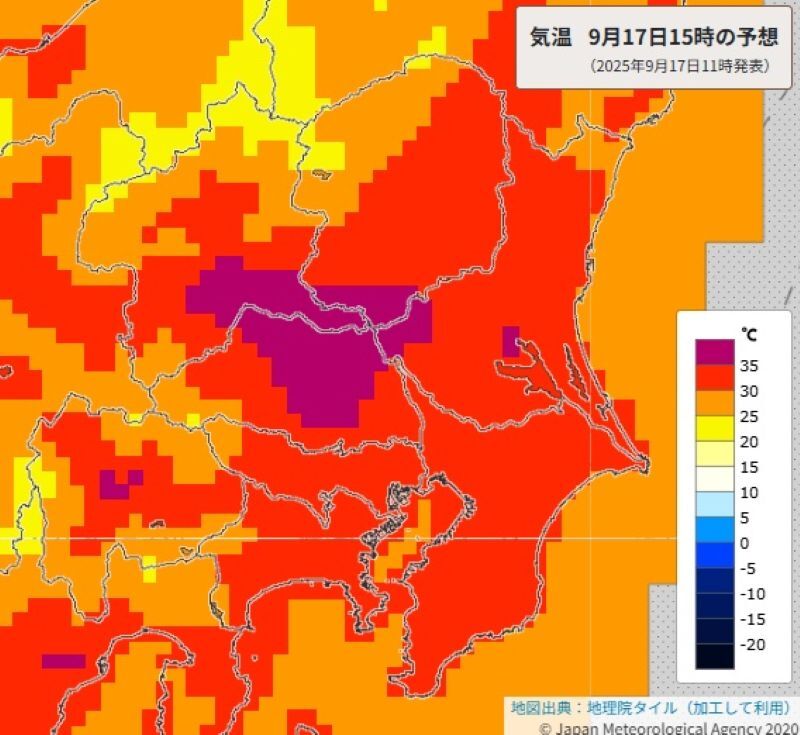 【速報】埼玉…久喜で全国2位の高温 36・2度 鳩山が4位、熊谷5位 明日も真夏の暑さ予想（埼玉新聞） - Yahoo!ニュース - Yahoo!ニュース
